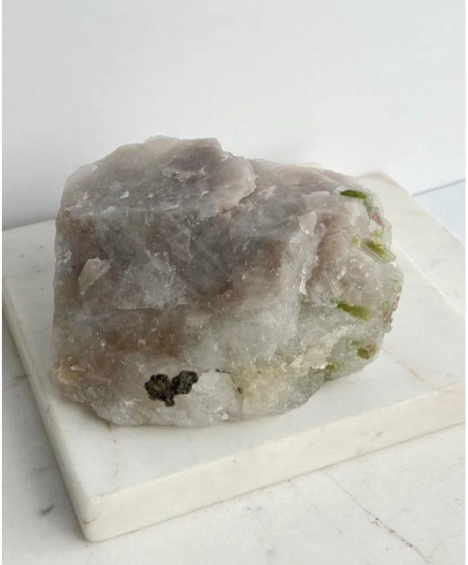 turmalina melancia base quartzo