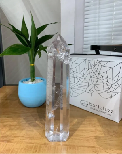 ponta de cristal quartzo